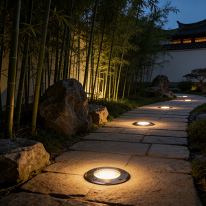 Éclairage paysager extérieur étanche pour jardin, <span class=keywords><strong>terrasse</strong></span>, balcon, allée, éclairage encastré au <span class=keywords><strong>sol</strong></span>, éclairage souterrain IP67 - Product Image 5