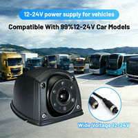 Sistem Keamanan Truk Monitor VD Heavy Duty 10.36 inci 4CH 1080P AHD DVR Recorder dengan Kamera Pandang Belakang AI BSD Tahan Air dan Penglihatan Malam