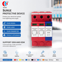 Module de protection contre les surtensions 300V 40KA DC SPD T2, niveau de protection DIN, montage sur rail, protection contre la foudre, stockage d'énergie par batterie DC