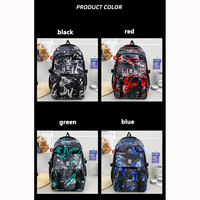 Sac à dos scolaire imperméable en tissu Oxford grande capacité, motif géométrique, fermeture éclair, pour lycéens, automne-hiver, sac pour ordinateur portable