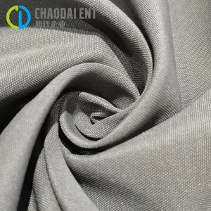 Grey Dyeing Woven Taslan 300D*500D General Waterproof Recycling Polyester RPET Taslan Oxford Fabric For Outdoor