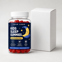 Gummies pour le sommeil des enfants en vrac, formule pour l'heure du coucher, étiquette personnalisée, flacon de 60 pièces