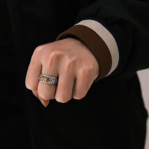 <span class=keywords><strong>Anillo</strong></span> de <span class=keywords><strong>Pixiu</strong></span> <span class=keywords><strong>Feng</strong></span> <span class=keywords><strong>Shui</strong></span> chino para mujer y hombre, anillos ajustables con monedas de cobre chapadas en plata, amuleto de la riqueza, joyería de la suerte, regalo de cumpleaños - Product Image 5
