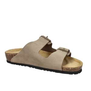 Valleverde Men's Sandals Taupe 42cm <b>Cork</b> Sole Sports Slippers - Product Image 2