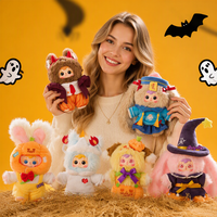Boîte Mystère Originale SAMUEL – Jouets en Peluche Thème Halloween et Carnaval, Figurines Anime, Poupées et Pendentifs en Peluche pour Cadeau d'Halloween
