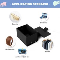 Boîtes cadeaux rigides en carton imprimées sur mesure, boîtes magnétiques, emballages de luxe, boîtes cadeaux pliantes avec couvercle magnétique, attaches recyclées