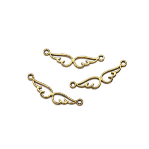 ตัวเชื่อมต่อสร้อยคอรูปปีกนางฟ้ารูปเลขแปด คละสี 20 ชิ้น สำหรับทำสร้อยคอ - Product Image 2