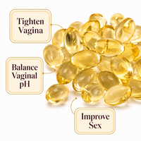 Huanqingsha OEM Marque Privée Capsules Vaginales Raffermissantes aux Herbes Pures Gel Féminin Rétrécissant Soin Intime Capsule Yoni