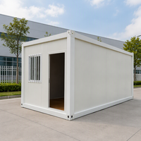 Maison conteneur sur mesure de 40 pieds, villas modulaires préfabriquées pliables dans des conteneurs pour la communauté