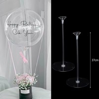 Support de ballons pour table de mariage, base de décoration flottante pour table, idéal pour baby shower, anniversaire, mariage