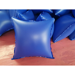หมอนลอยน้ำเป่าลม PVC 120x120 ซม. 120x240 ซม. อุปกรณ์สวนสนุกกลางแจ้งทนความเย็นในฤดูหนาว - Product Image 3