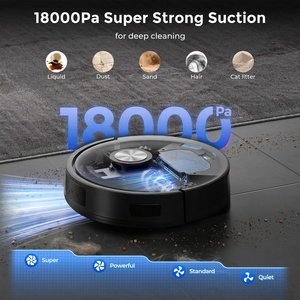 Teendow D16S MAX 18000pa Aspiradora <span class=keywords><strong>Robot</strong></span> con Navegación Lidar, Sin Bolsa, Autovaciable, Aspiradora y Mopa Inteligente - Product Image 5