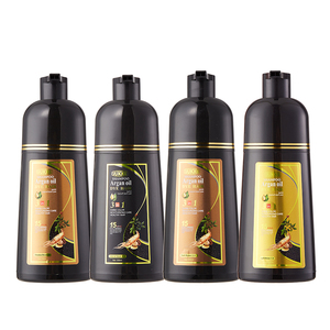 Champú Tinte para el Cabello a Base <span class=keywords><strong>de</strong></span> Hierbas UUKKG, No Daña el Cuero Cabelludo, Cubre las Canas, Tinte Profesional para el Cabello en Tonos <span class=keywords><strong>Marrón</strong></span> Oscuro y <span class=keywords><strong>Claro</strong></span> - Product Image 1