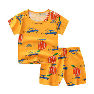 Nouvel ensemble coréen d'été pour enfants : T-shirt à manches courtes et short de pyjama pour bébés garçons et filles - Product Image 4