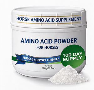 Polvere di Aminoacidi per Cavalli L-Arginina L-Lisina L-Leucina Agente di Supporto Muscolare per Cavalli Integratore Muscolare Equino - Product Image 1