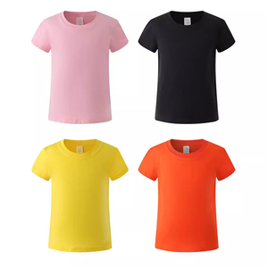 Magliette per Bambini in Cotone Pettinato, Uniforme Scolastica, Pullover 200gsm, <span class=keywords><strong>Manica</strong></span> Corta, <span class=keywords><strong>T</strong></span>-<span class=keywords><strong>Shirt</strong></span> Personalizzate con Logo per Ragazzi e Ragazze - Product Image 4