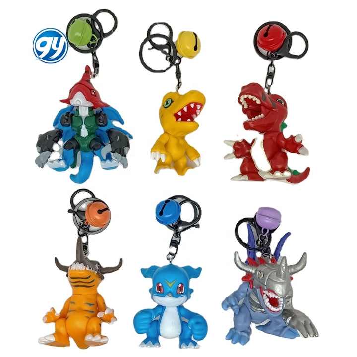 6個/セット アニメ デジモンアドベンチャー アグモン グレイモン