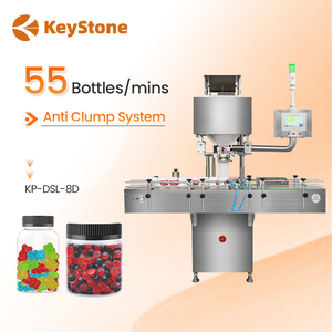 เครื่องนับและบรรจุกัมมี่ 8 ช่อง เครื่องนับกัมมี่แบบผง เครื่องบรรจุขวดกัมมี่ - Product Image 1