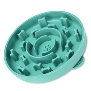 Tazón de Silicona para Comida Lenta, Antideslizante, con Ventosa, Antiasfixia, para Perros - Product Image 1