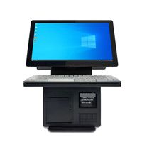 Système de terminal de point de vente (PDV) pour supermarché avec double écran, impression, numérisation et caisse enregistreuse
