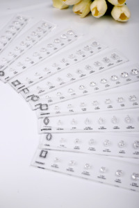 Kit Comparativo Anster per Selezionare Diamanti e Zirconi, 0.3-5 Carati, 10 Forme, 90 Dimensioni, Taglio Ghiaccio, per Gioiellerie - Product Image 4