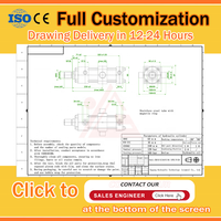 Cylindre hydraulique à double axe de positionnement à piston jumeau de haute précision CONFORTI Rexroth ATOS CG210MT4_63_36_180 avec verrouillage soudé