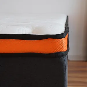 Colchón de muelles bonnel de bolsillo superior, cama doble plegable, individual, cama doble, cama doble, colchón de muelles