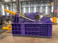 Presse hydraulique compacteuse de déchets métalliques, de boîtes de conserve et de canettes en aluminium