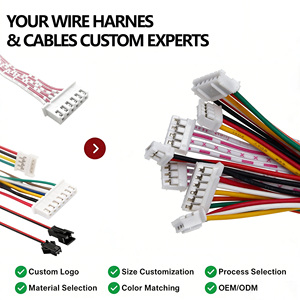 Özelleştirilmiş ZH PH VH GH 2.54 1.25 1.0 3.96 Kablo Demeti 5-32 Awg Kablo Konnektörü Anahtar Montaj Kablosu Elektrikli Ürünler için - Product Image 3