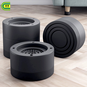 Base Antideslizante Qinfeng para Lavadora, Ajustable en Altura, Absorbe Impactos, para Lavadoras de Carga Superior, Plástico, Individual - Product Image 1