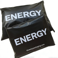 Sac d'expédition en polyéthylène noir écologique personnalisé OEM/ODM, sac d'emballage durable pour vêtements
