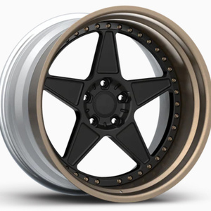 Jantes en alliage d'aluminium forgé RCSR, finition miroir, 2 pièces, 5x120, pour Ferrari 308 GTSi <span class=keywords><strong>1980</strong></span>, Chevy Silverado 1500 - Product Image 6