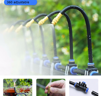 Free Bend Garden Water 20cm 30cm 8mm Kit de buses d'atomisation Buses de brouillard pour patio extérieur