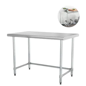 Paslanmaz çelik çalışma masası ticari mutfak masası