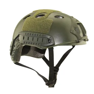Capacete Tático Rápido, Capacete Leve com Suporte NVG Lateral, Capacete Ajustável para Paintball, Caça ao Ar Livre, Plástico ABS - Product Image 3