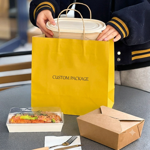 Sacchetto di Carta Kraft Personalizzato per Dolci, Pasticceria, Panetteria, Ecologico, Biodegradabile, Riciclabile, per Asporto - Product Image 2