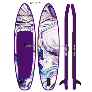 กระดานยืนพายแบบเป่าลมขนาด 11.6 ฟุต 350 ซม. รุ่น Customized Surfing พร้อมอุปกรณ์คุณภาพสูง สีเขียวลึกลับ สำหรับตกปลา - Product Image 2