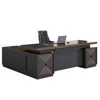 Scrivania Direzionale Moderna e Minimalista, Postazione di Lavoro per Manager, Scrivania per Capo