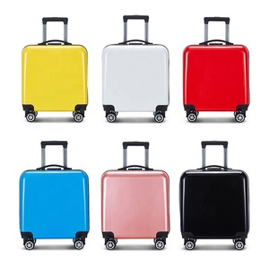 Sac en ABS + PC carré à impression UV, valise personnalisée pour enfants, chariot à roulettes pour l'école, boîte de bagage, 10 pièces - Product Image 1