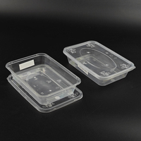 Conteneurs en plastique clairs jetables de boîtes d'emballage de nourriture de 17oz-50oz pour des sushi à emporter 22oz 24oz 25oz 28oz 32oz 35oz 38oz 40oz