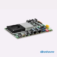 Carte mère Qotom Mini PC 3,5 pouces pour usage industriel, processeur Celeron intégré