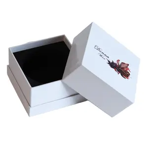 Low price black small present craft gift ring necklace bracelet watch paper jewelry box for packaging For Valentine's Gift