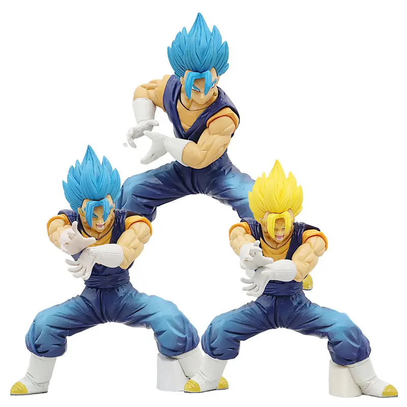 JM gran oferta 2023 Dragon Balls Blue Hair Gogeta figura de acción estatua PVC Anime figuras de acción juguetes para Decoración