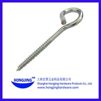 Hongjing Prime qualité matériel en acier galvanisé crochet de queue de cochon vis M6 crochet d'ancrage pour pince à fil de chute pince d'ancrage