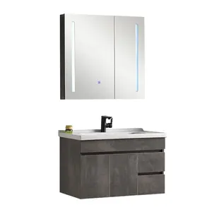 Smart Mirror Cabinet Bathroom Vanity With Sink Set Modern Bathroom Cabinet Furniture