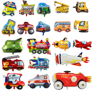 Globos de Papel de Aluminio con Dibujos Animados al por Mayor, Globos de Fiesta de Autos, Globo de Papel de Aluminio de Feliz Cumpleaños - Product Image 1