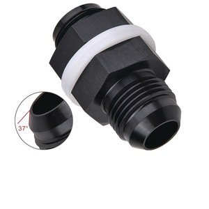 Conectores Adaptadores de Combustible AN6 AN8 AN10 AN12 de Metal Negro para Uso en Motores Automotrices - Product Image 3