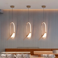 Lustre contemporain personnalisé pour suspension d'éclairage de chevet de salle à manger