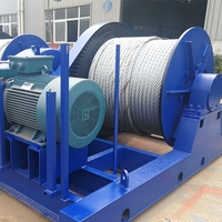 Câble électrique résistant tirant la machine mécanique de treuil de remorquage d'ancre de bateau de capacité de 10 tonnes 20 tonnes 30 tonnes