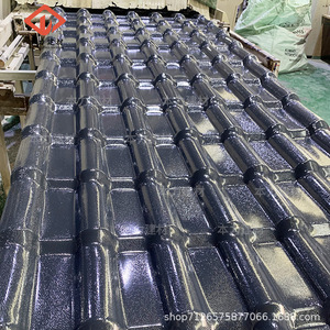 Asa Synthetic Resin Roof Tiles Corrugated Traditional Style For Villa Roofing Building Materials - Product Image 1
